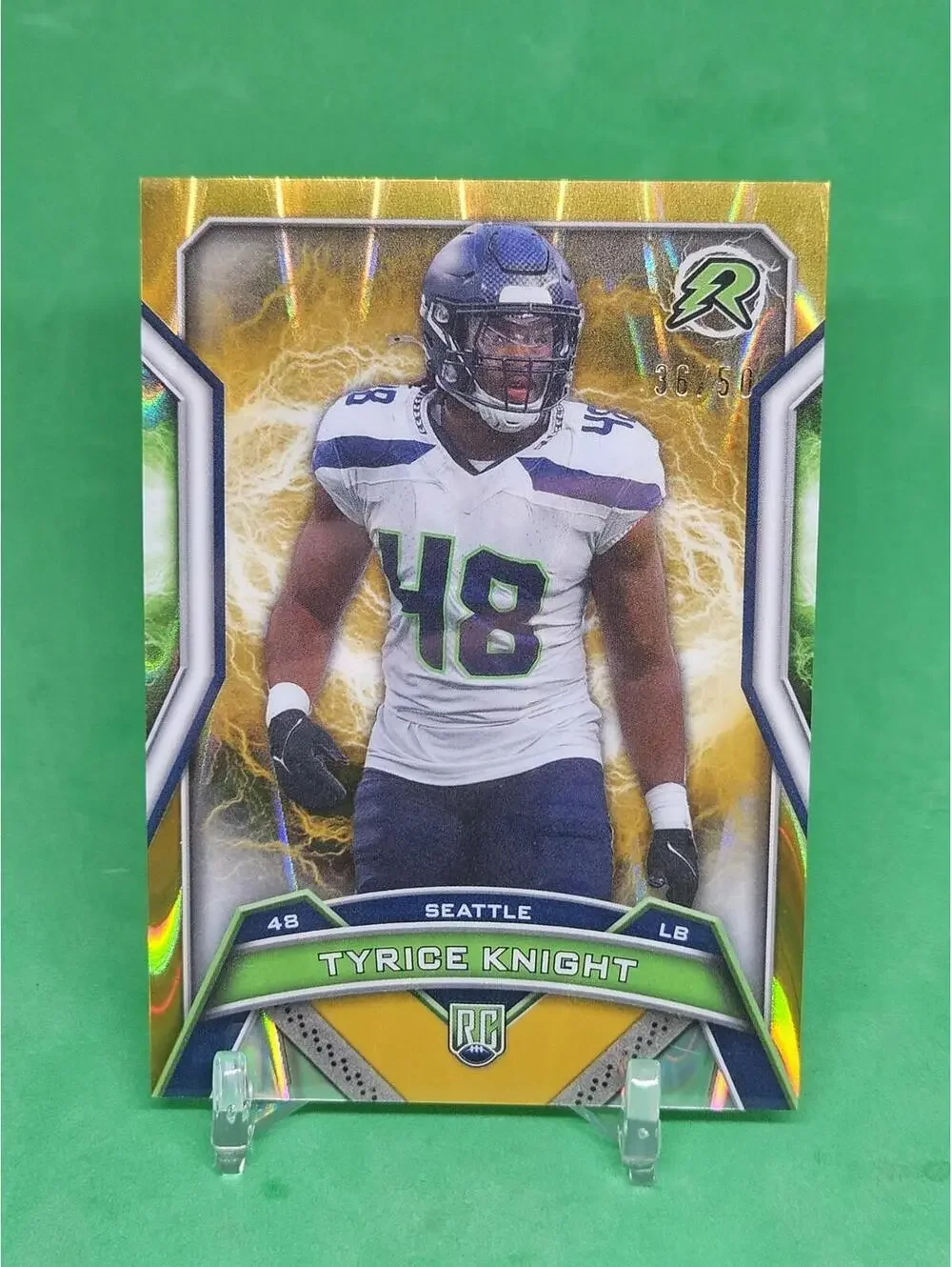 2024 Topps Resurgence - Rookies‎ Tyrice Knight #186 (RC) Gold Surge 18/50